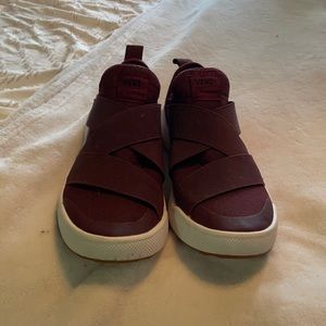 Maroon vans